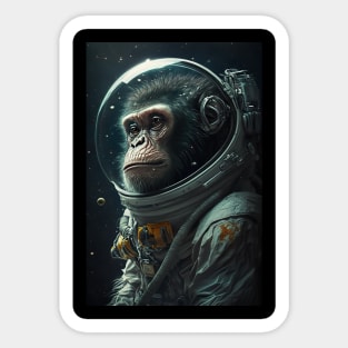Space Monkey Sticker